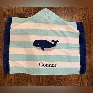 Pottery Bars Kids Whale Hooded Towel (Baby)